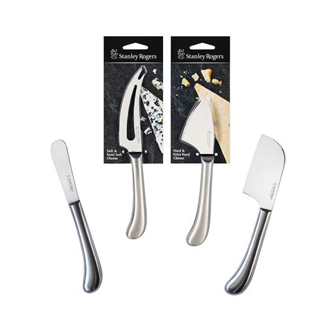 Stainless Steel Cheese Knives 4 Piece Bundle Stanley Rogers