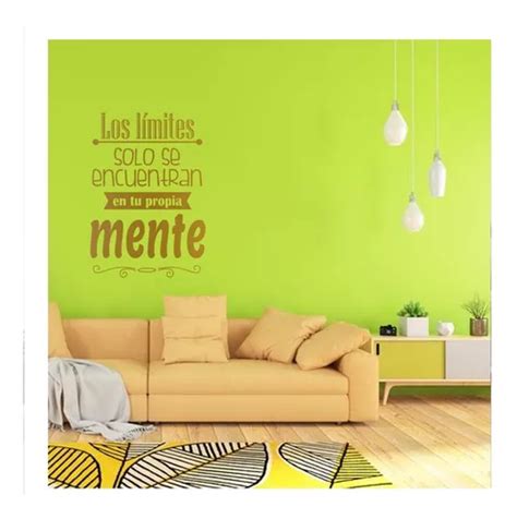 Vinilo Decorativo Para Pared Frase Los Limites En Venta En Benito