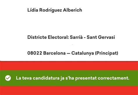 Lídia Alberich on Twitter Una de les 525 candidatures és la