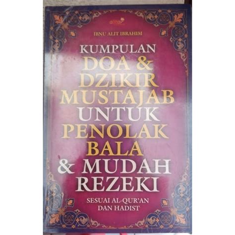 Jual Kumpulan Doa Dzikir Mustajab Untuk Penolak Bala Mudah Rezeki