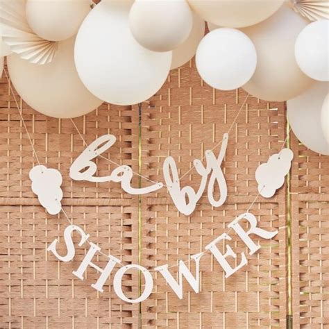 Babyshower Ballon Mix Nude Brun Til Kr P Temashop Dk