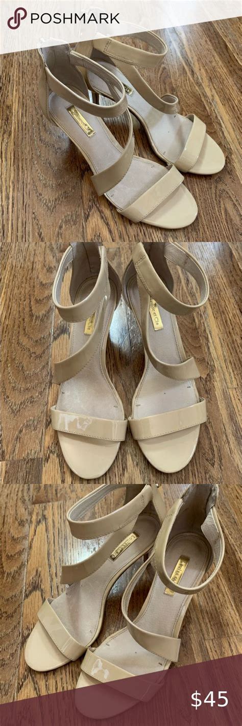 Louise Et Cie Nude Patent Strappy Heels 7 5 Fashion Design Fashion