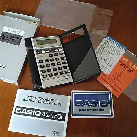 Casio Aq Electronic Calculator Made In Japan Aq Multi