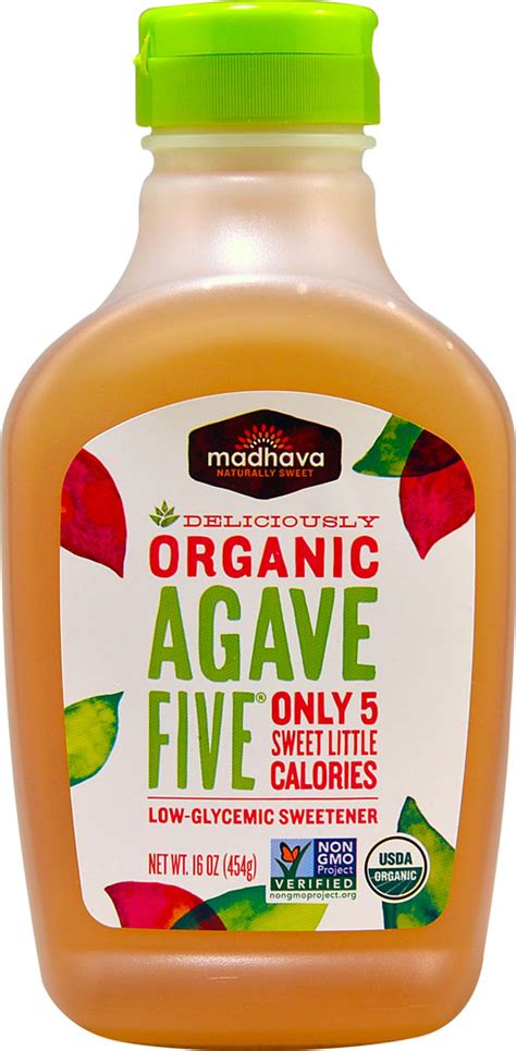 Madhava Organic Agave Five -- 16 oz - Vitacost