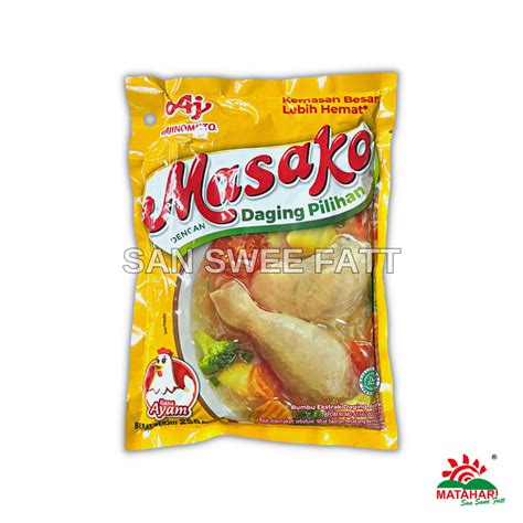 250g Ajinomoto Masako Chicken Flavour Enhancers Dengan Daging Pilihan