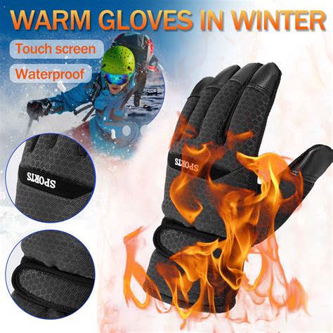 Hamky Winter Gloves Cotton Gloves Winter Ski Gloves Male And Female