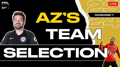 Az S Gameweek 8 Team Selection Fantasy Premier League Tips 2023 24