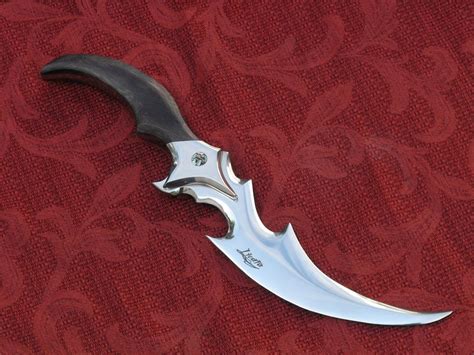 Curved Blade With Purpleheart By Licataknives Deviantart On