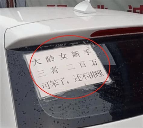 河南新手女司机，贴“200万”的白纸上路，周围5米看不到车 搜狐汽车 搜狐网