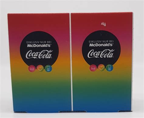 Coca Cola Glas Regenbogen MC DONALDS 2022 Limitiert Unbenutzt OVP EBay