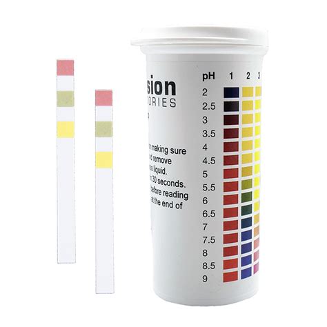 pH 2-9 Test Strips, 3 Pad - Precision Laboratories Test Strips