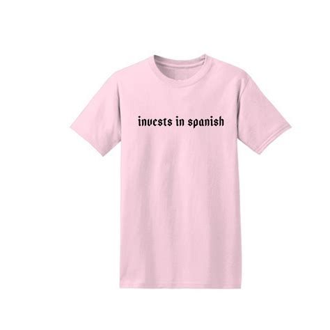 Bebesota Invests In Spanish Money Mentality T Shirt — In Luz We Trust