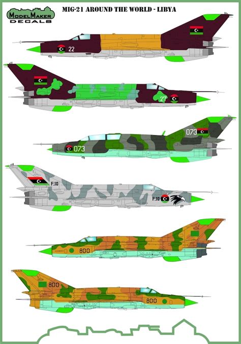 Model Maker Decals Mmd M Mikoyan Mig Around The World Li