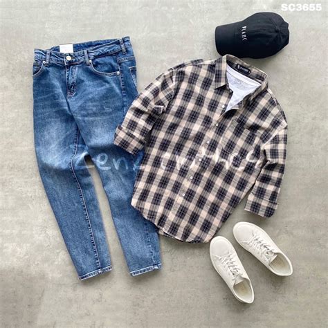 Mua Áo sơ mi nam caro tay dài phong cách siêu hot mới nhất hiện nay ZENZ CLOTHES giá rẻ nhất