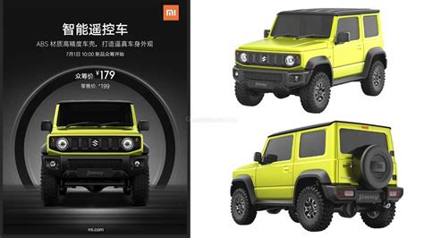 Xiaomi Reveals Suzuki Jimny 1:16 RC Car With Bluetooth Connectivity