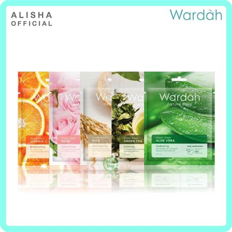 Jual Wardah Nature Daily Sheet Mask Ml Shopee Indonesia