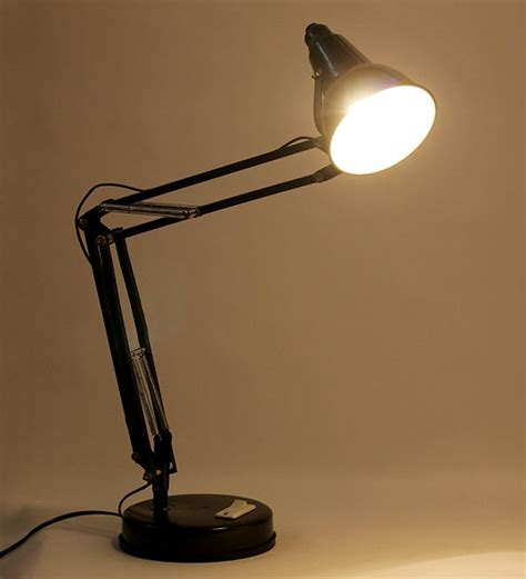 Buy Black Metal Study Lamp By New Era Online Study Lamps Study