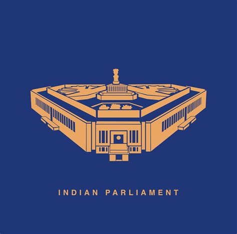 The New Parliament of India building vector sign. 29092861 Vector Art at Vecteezy