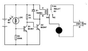 Ldr Applications Schematic Circuit Diagram - Circuit Diagram