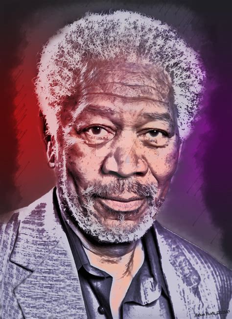 Morgan Freeman Portrait By Ethandavis01 On Deviantart