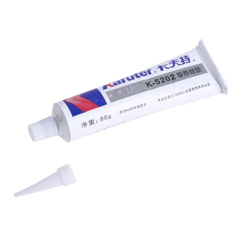 Клей силіконовий теплопровідний K-5204K [80г] (Kafuter) за ціною від ...