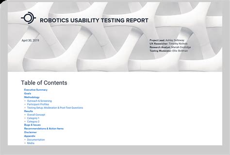 How To Write A Usability Testing Report With Templates And Examples