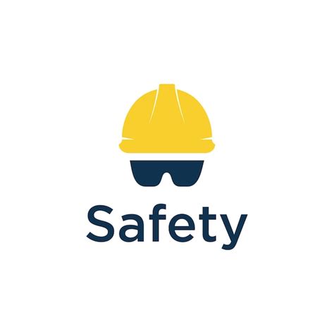 Premium Vector Safety Logo Design Concept Hard Hats Design Vector