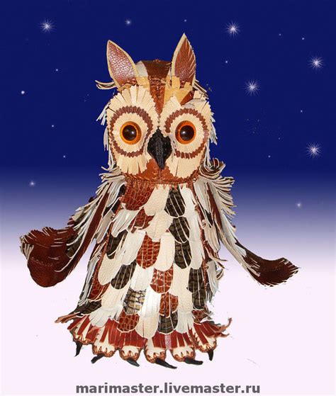 СОВА из натуральной кожи в интернет-магазине на Ярмарке Мастеров ...