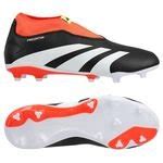 Adidas Predator League Laceless FG Solar Energy Noir Blanc Rouge