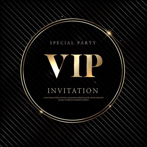 Luxury Vip Invitations And Coupon Backgrounds Vector Art At