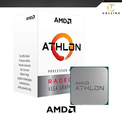 Amd Athlon 3000g Processor Am4 With Radeon Vega 3 Graphics Dual Core 35ghz Desktop Traytype