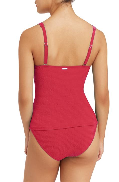 Sea Level Cross Front Multifit Tankini Top Nordstrom