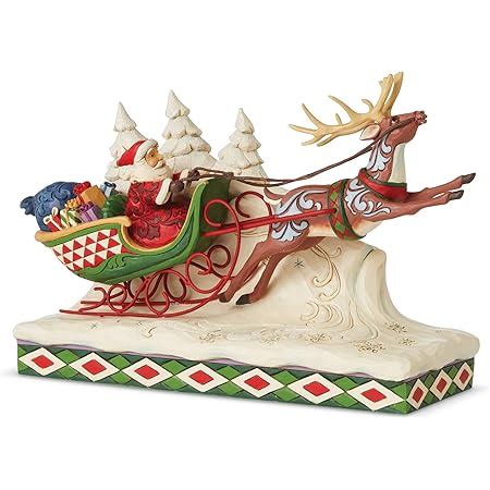 Amazon Jim Shore Heartwood Creek Resin Santa Riding