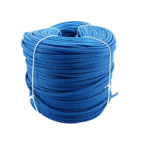 Corda polipropileno trançada azul nylon 8MM lance 310 MTS Corda