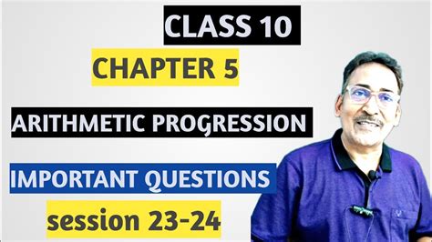 Important Questions On Arithmetic Progression Questions Based On Arithmetic Progression Class