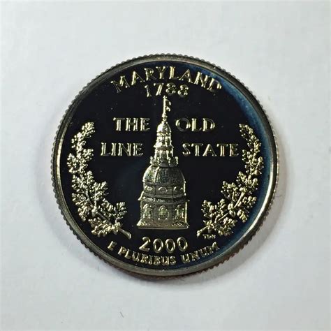 2000 S PROOF Maryland Washington Statehood Commemorative Quarter Deep