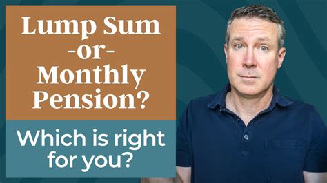 Lump Sum Vs Monthly Pension Inflation Protection