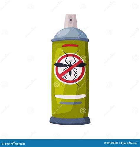 Spray Can Of Mosquito Insecticide Pest Control And Extermination