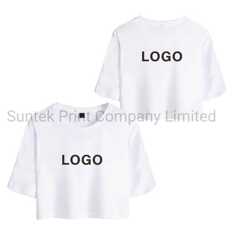 Blank Women Sexy Exposed Navel T Shirt For Sublimation T Shirt And