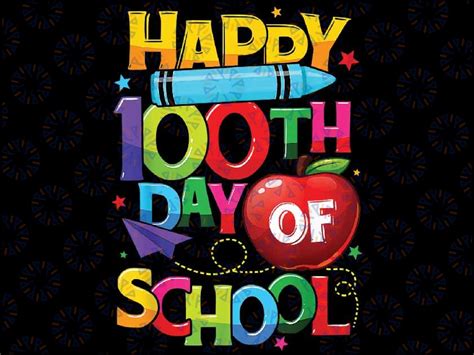 Happy 100th Day Of School Teacher, 100 Days Smarter Png, Funny School,