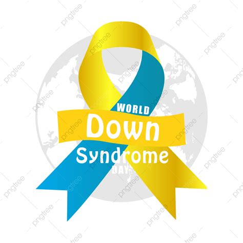 Down Syndrome Ribbon Vector Design Images Vector World Down Syndrome