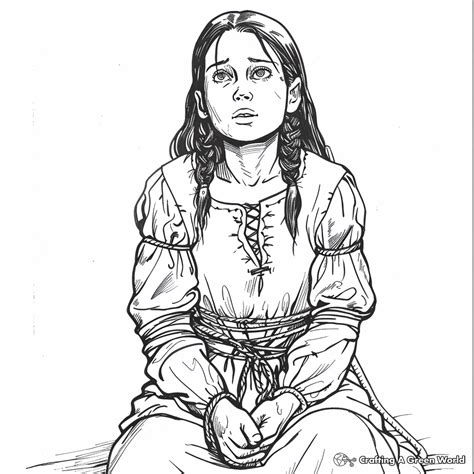 Joan Of Arc Coloring Pages Free And Printable