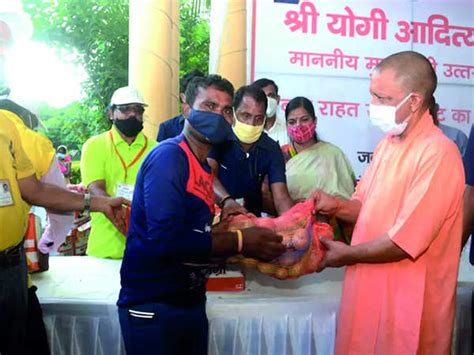 Uttar Pradesh Cm Yogi Adityanath Inspects Kashis Flood Affected Areas Assures All Help To