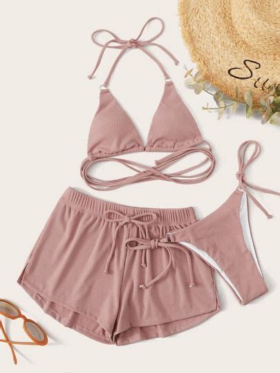 3 Piece Bikini Sets Fashion 3 Piece Bikini Sets SHEIN USA Trendy