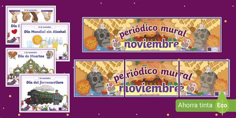 Peri Dico Mural De Noviembre Teacher Made Twinkl