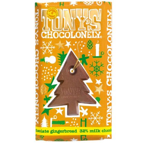 Köp Tony s Chocolonely Milk Chocolate Gingerbread 180 g på delitea se