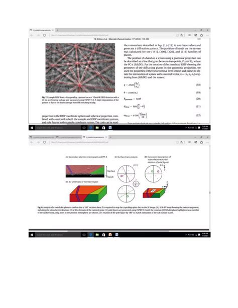 CRYSTAL ORIENTATION EBSD TECHNIQUE Docx