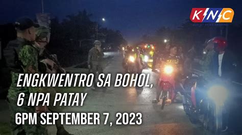 Engkwentro Sa Bohol Npa Patay Kidlat News Update September