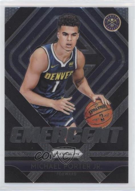 2018 19 Panini Prizm Emergent Michael Porter Jr 14 Rookie RC EBay