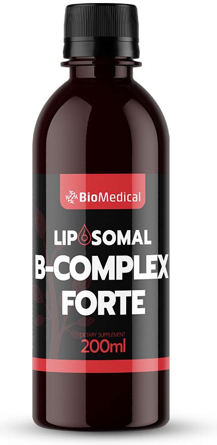 Biomedical Liposomal B Complex Forte Ml Od K Heureka Cz